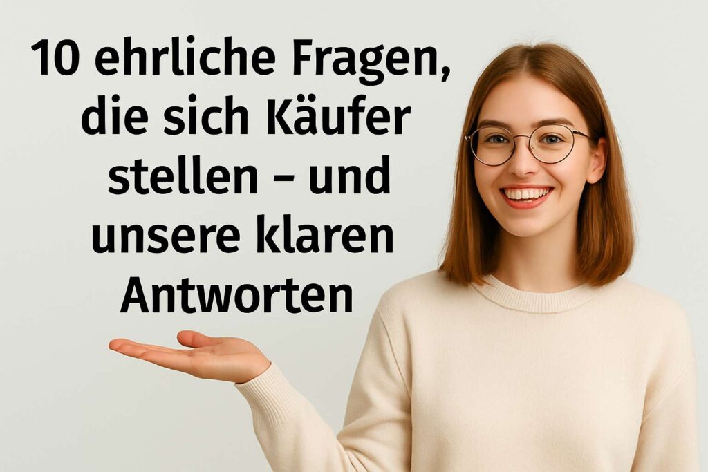 Junge, freundliche Frau mit Notizblock – sinnbildlich für typische Situationen rund um getragene Unterwäsche kaufen Fragen.